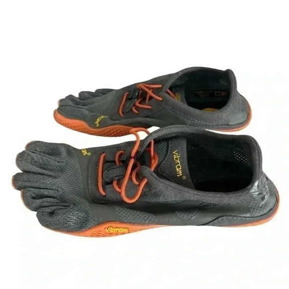 Vibram Black and Orange Men's Shoes - Picture 6 of 6